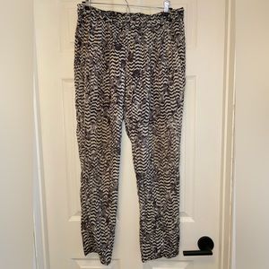 Black and White beach coverup pants